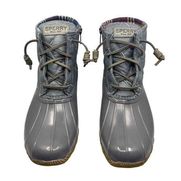Sperry Top-Sider Saltwater Nylon Quilted Duck Boots - Size 8.5 - Picture 2 of 8